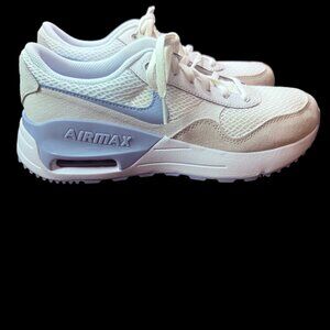 Nike Kids/Womans Air Max Systm White Summit Cobalt Bliss Size 7Y = 8.5 W
